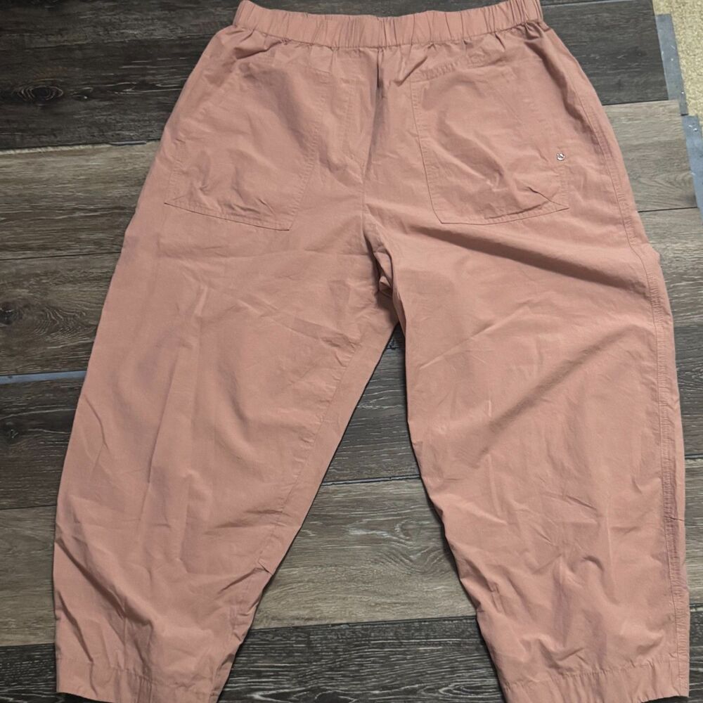 ottod'Ame pull on barral leg Pants Made in Italy 100%Cotton Made in Italy US12